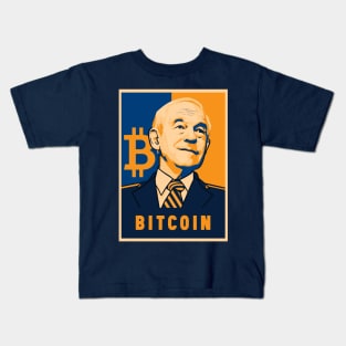 Ron Paul Bitcoin Kids T-Shirt